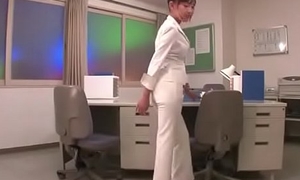 Sexy Japanese Fucked Take Office By Two Cocks