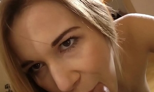 British legal age teenager engulfing ancient defy dick in POV