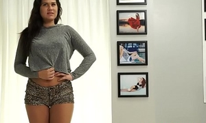 Teenage casting babe gets roughfucked